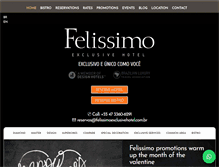 Tablet Screenshot of felissimoexclusivehotel.com.br